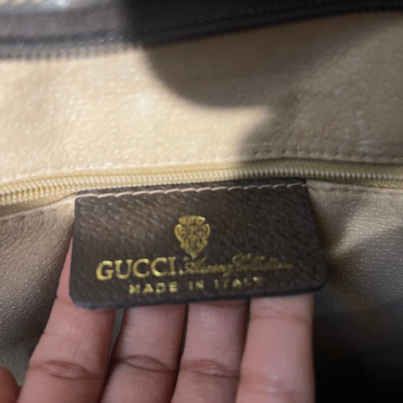 Gucci GG Supreme Monogram Web Tote - Picture 12 of 17